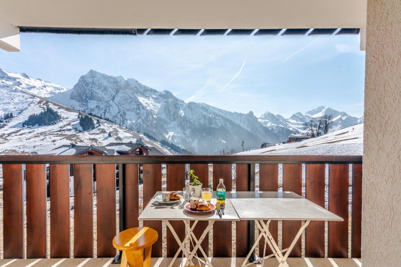 L'Oree Des Aravis - Au Pied Des Pistes Manigod Exterior foto